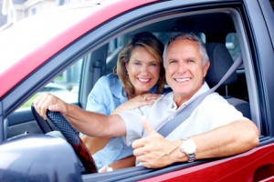 couple in the car